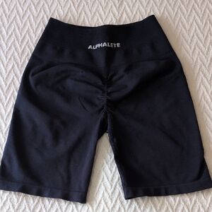 Alphalete Women's Black Bike Shorts